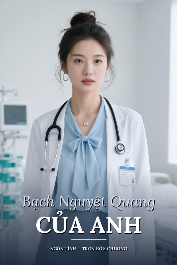 Bìa truyện Bạch nguyệt quang của anh